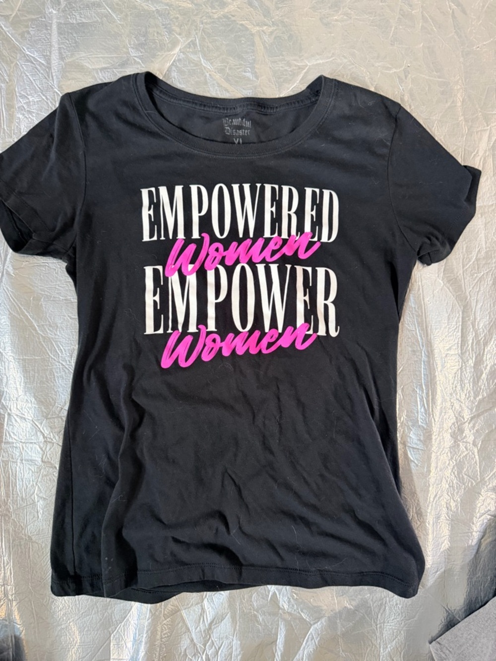 Beautiful Disaster XL Empowered Women SHIRT
